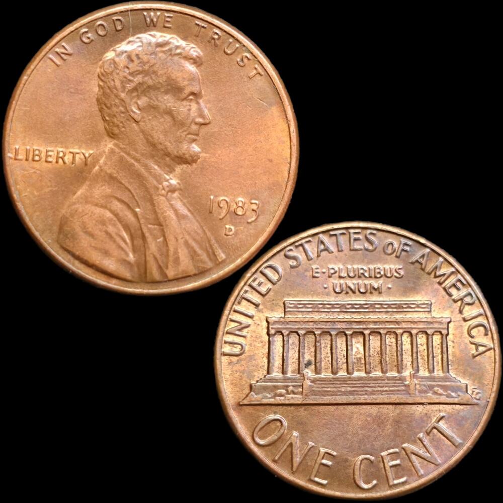 1983d Lincoln Cent Penny Doubled Ear Double Die Possible Repunched Mintmark READ